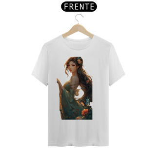 Nome do produto Camiseta Branca Yterbiun – Musa Oriental