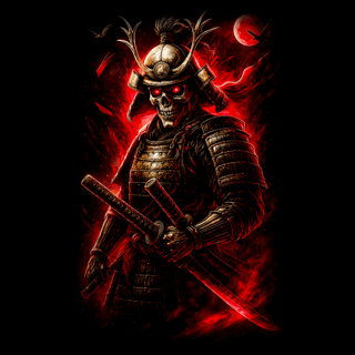 Camiseta Preta Samurai Sombra!