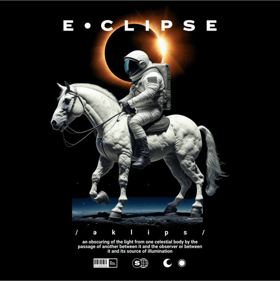 Camiseta Preta Cowboy Astronauta! 