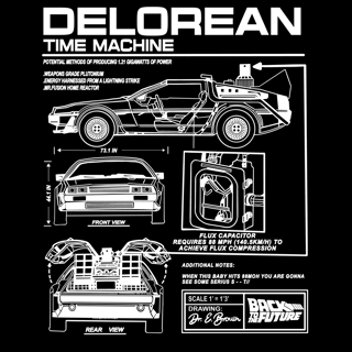 Camiseta Delorean