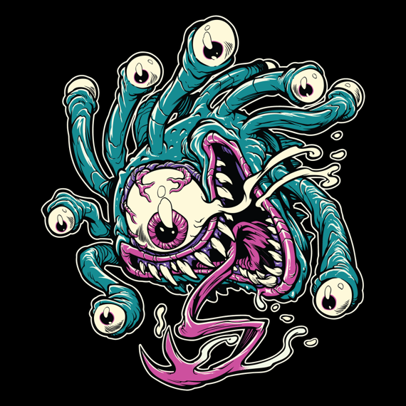 Camiseta Preta Monstro!