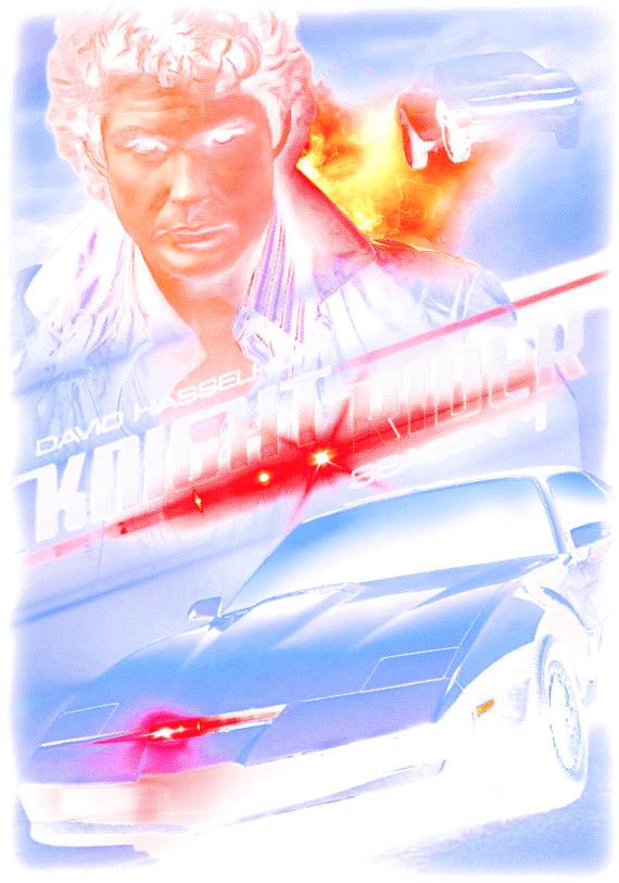 Camiseta Knight Rider A Super Máquina - Michael Knight KITT 