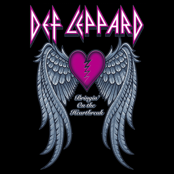 Camiseta Preta Def Leppard!