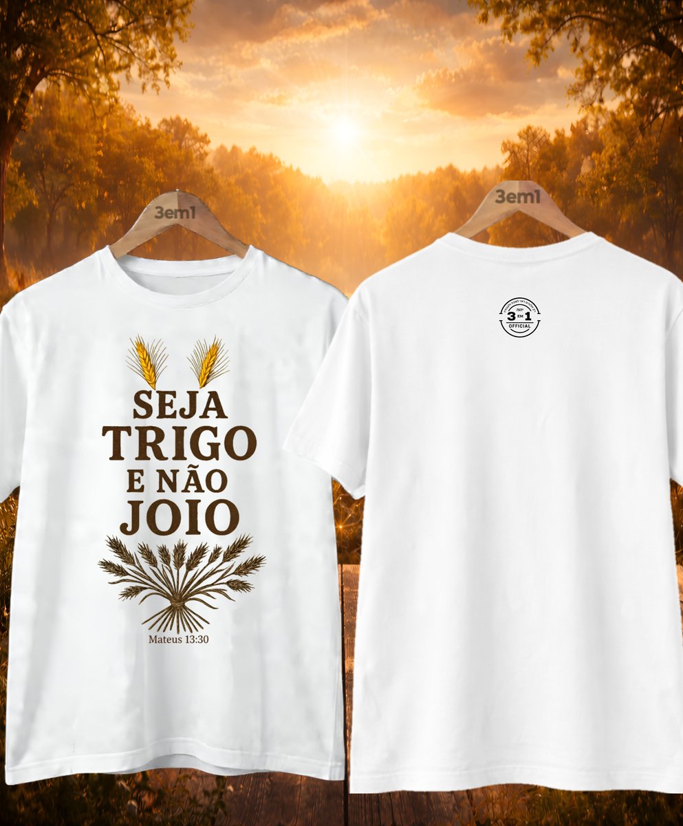 Nome do produto: Camisa - Seja Trigo Exclusivo 3em1