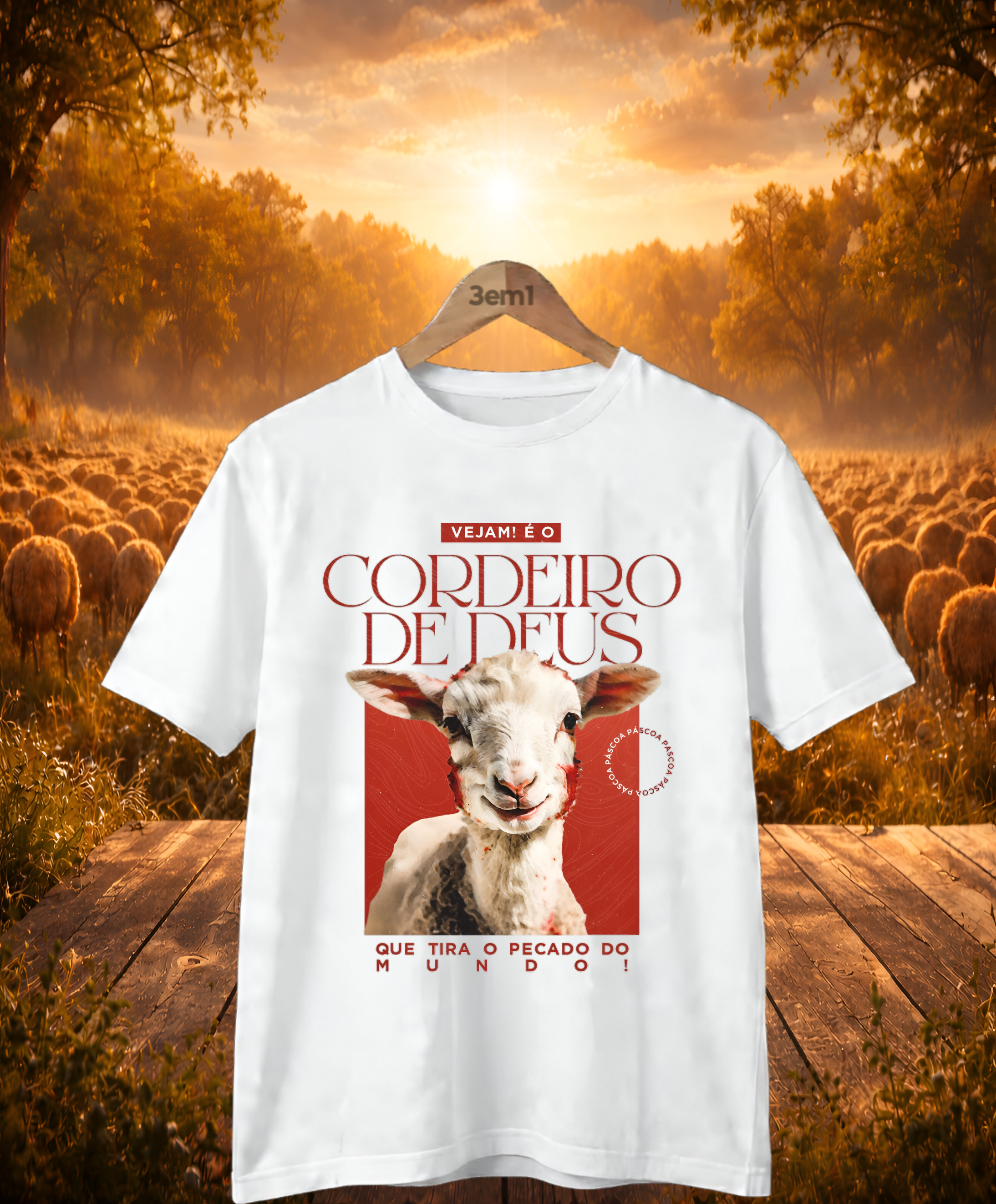 Camisa - Cristã - Cordeiro de Deus