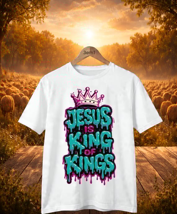 Camisa - Cristã - Jesus is King