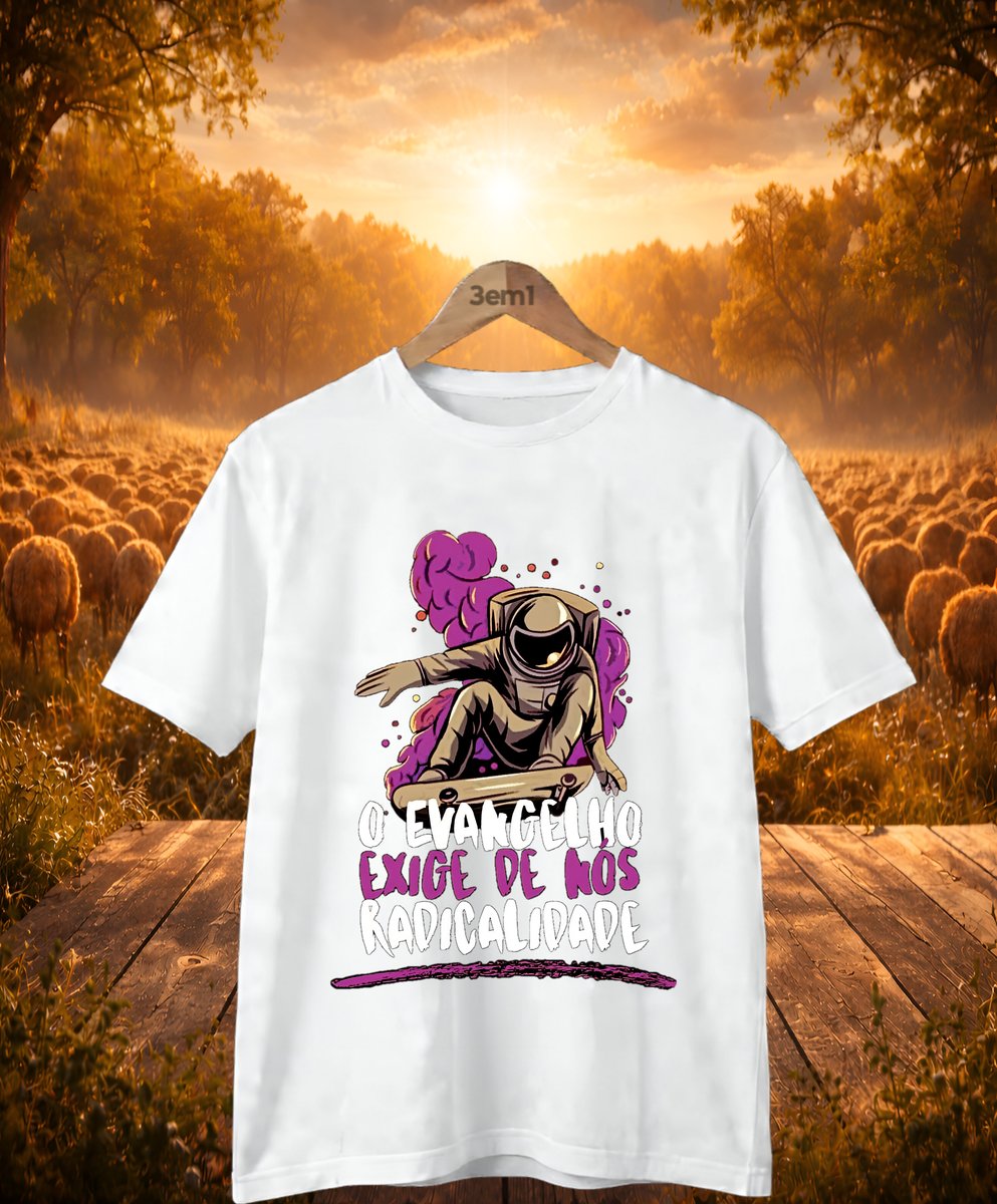 Nome do produto: Camisa - Evangelho exige Radicalidade