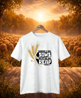 Nome do produto Camisa Cristã Lei da Semeadura 