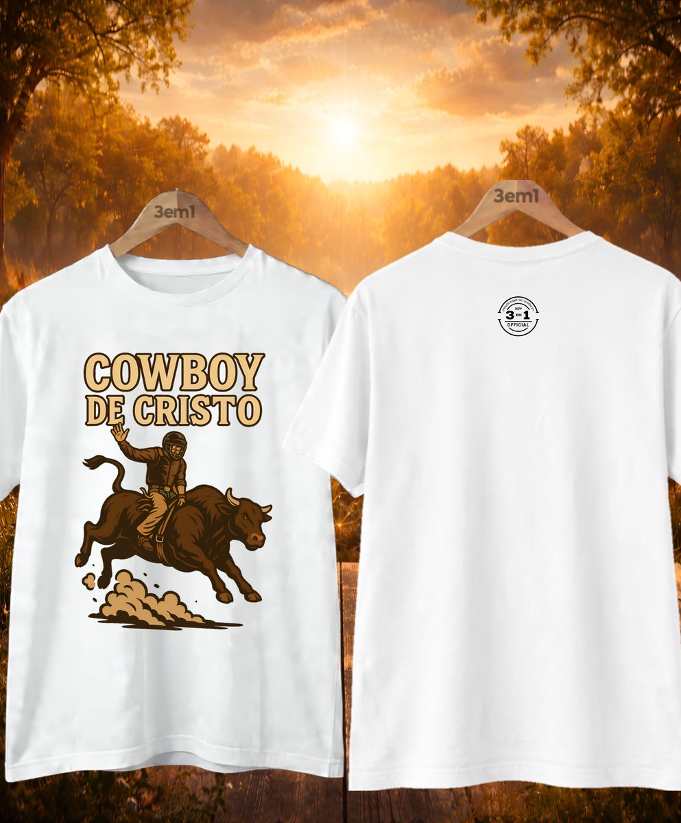 Nome do produto: Camisa - Cowboy de Cristo Exclusiva 3em1