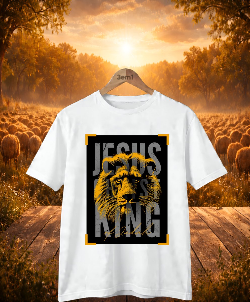 Nome do produto: Camisa - Cristã - Jesus is King