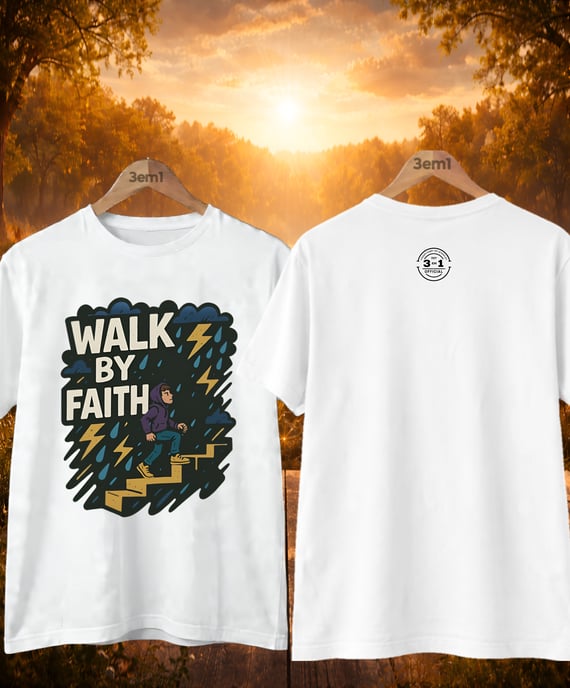 Camisa - Caminhe pela Fé Exclusiva 3em1