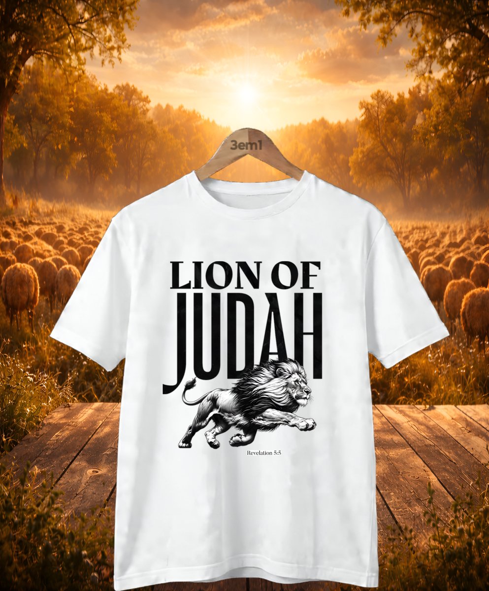 Nome do produto: Camisa - Cristã - Leão de Juda