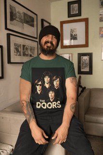 Nome do produto Camiseta The Doors | Estampa Retrô Clássica da Banda