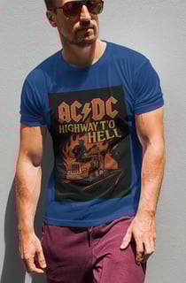 Nome do produto Camiseta AC/DC - Highway to Hell: A Fúria do Rock na Estrada