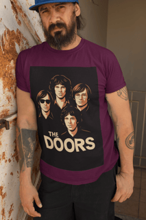 Nome do produto Camiseta The Doors | Estampa Retrô Clássica da Banda