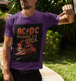 Nome do produto Camiseta AC/DC - Highway to Hell: A Fúria do Rock na Estrada