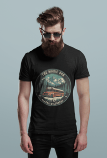Camiseta Magic bus Na natureza selvagem