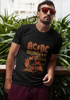 Nome do produto Camiseta AC/DC - Highway to Hell: A Fúria do Rock na Estrada