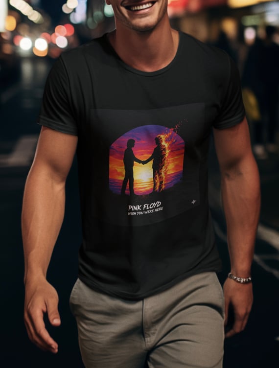 Camiseta Wish you here Pink Floyd