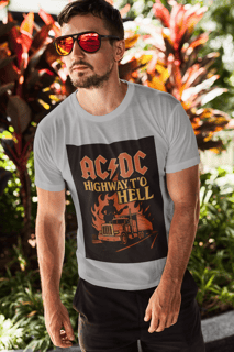 Nome do produto Camiseta AC/DC - Highway to Hell: A Fúria do Rock na Estrada