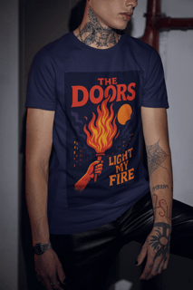 Nome do produto Camiseta The Doors - Light My Fire - Arte Retrô