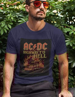 Nome do produto Camiseta AC/DC - Highway to Hell: A Fúria do Rock na Estrada