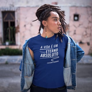 Nome do produto A Vida é um Absoluto – Camiseta Lifestyle Jiu-Jitsu