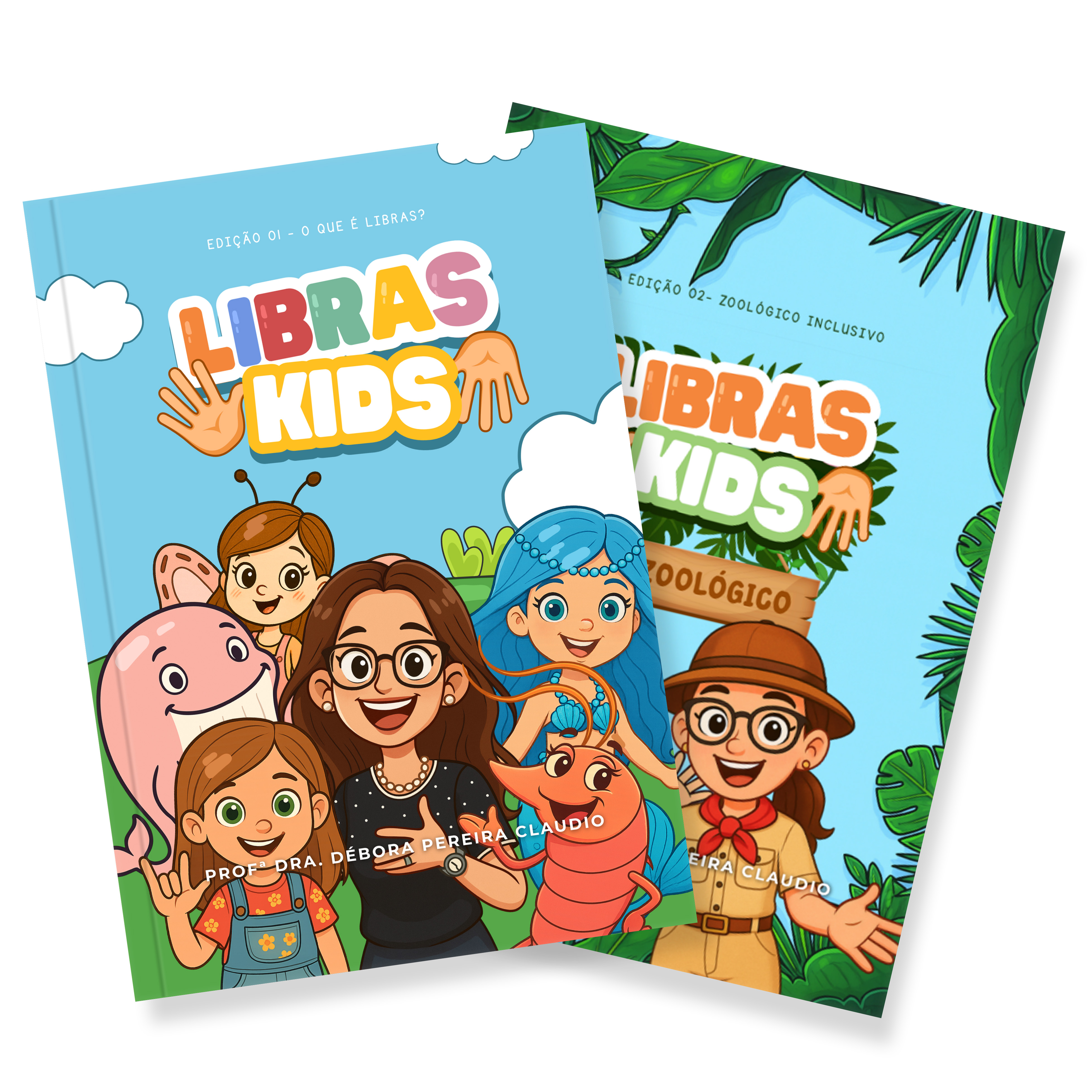 Nome do produto: Kit Libras Kids - Edição 01 e 02