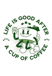 Nome do produto Camiseta ovesized - Life is a coffee