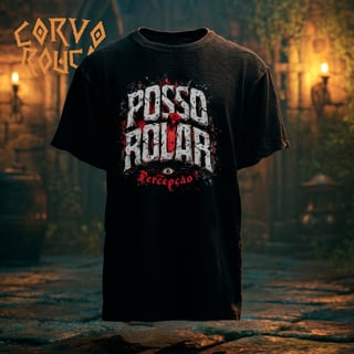 Nome do produto Camiseta Posso Rolar Percepção?