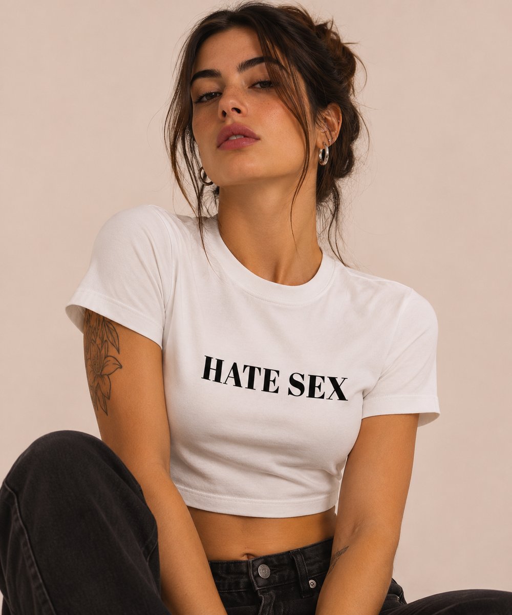 Nome do produto: CROPPED - HATE SEX