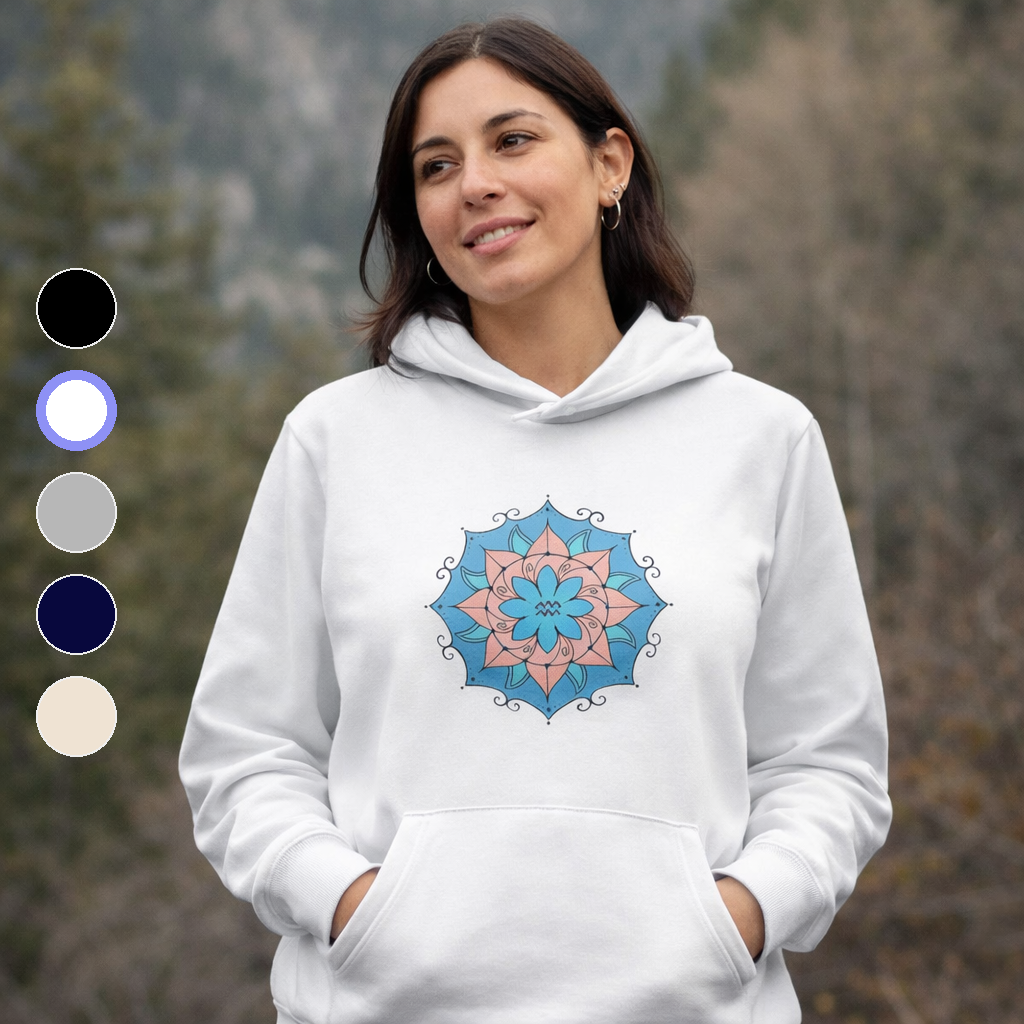 Nome do produto: Moletom Canguru Aquário