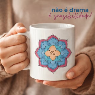 Caneca Mandala Signo de Câncer - 