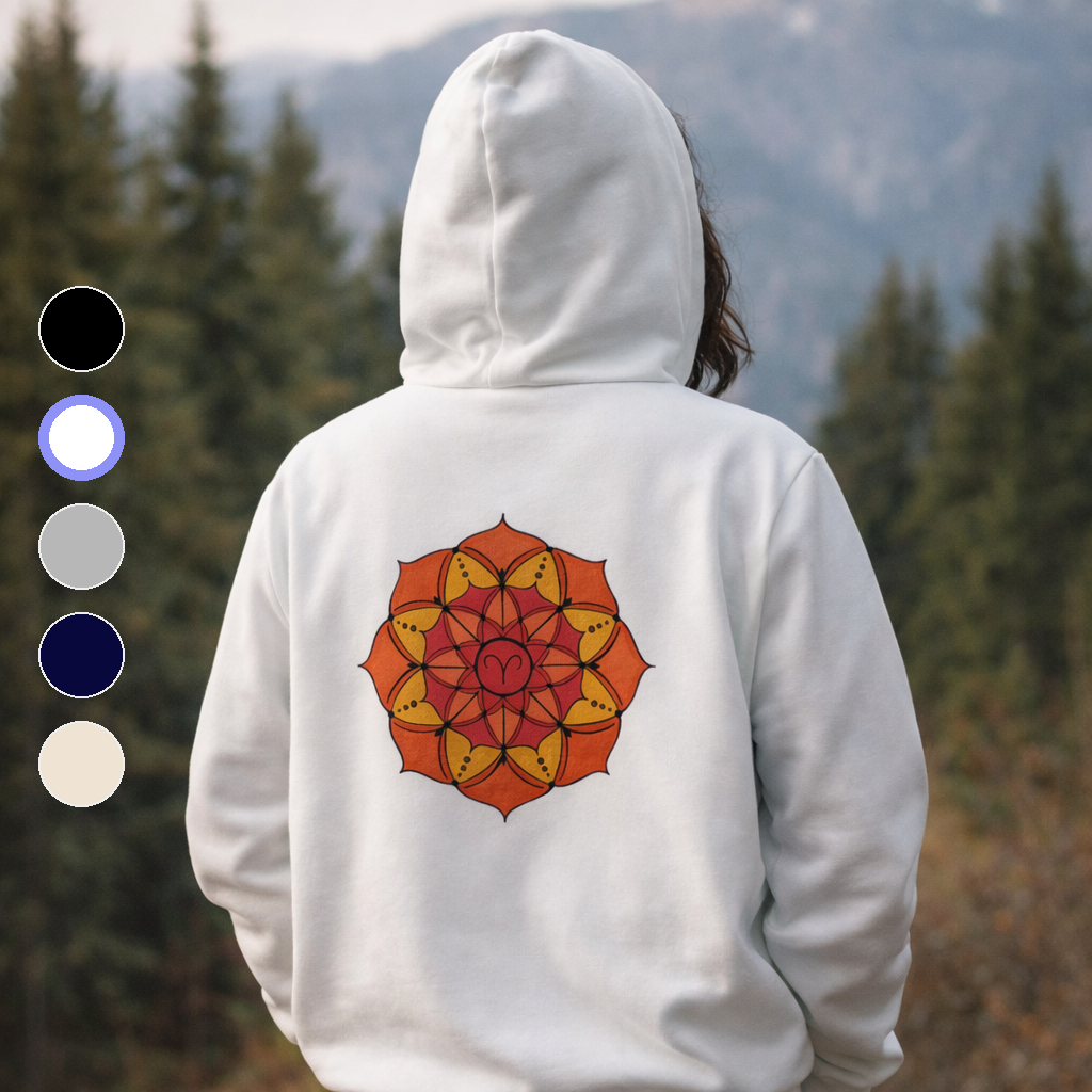 Nome do produto: Moletom Com Zíper Áries