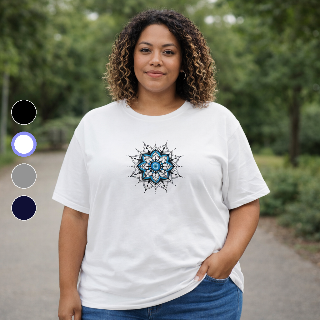 Nome do produto: Camiseta Plus Size Olho Grego – \
