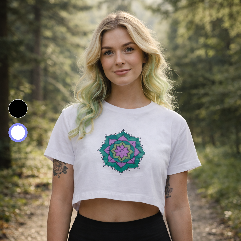 Nome do produto: Camiseta Cropped Libra