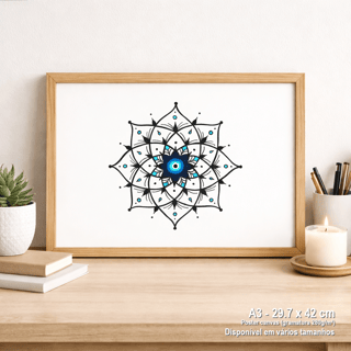 Nome do produto Pôster Paisagem Olho Grego – 