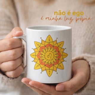 Caneca Mandala Leão - 