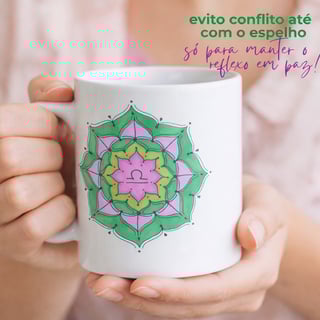 Nome do produto Caneca Mandala Signo de Libra - 