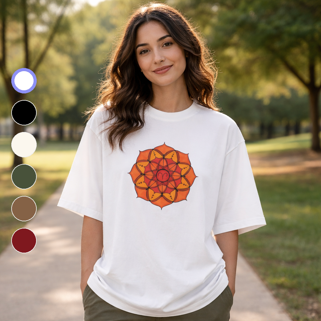 Nome do produto: Camiseta Oversized Áries