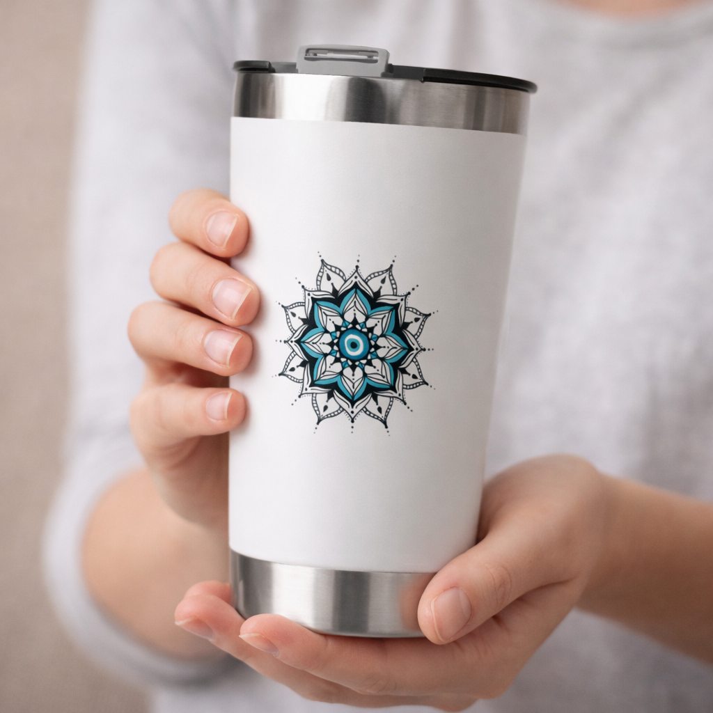 Nome do produto: Copo Térmico Olho Grego – \