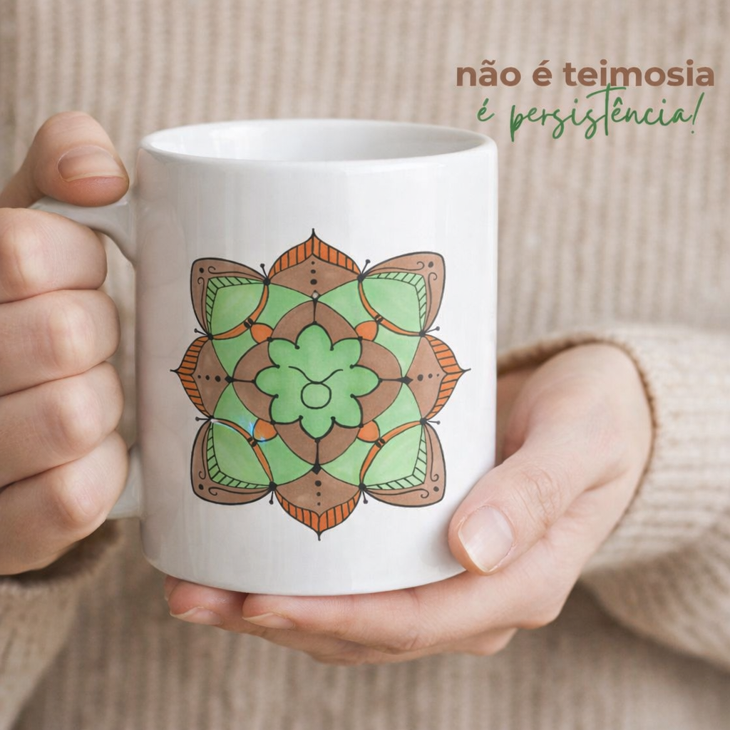 Caneca Mandala Signo de Touro - 