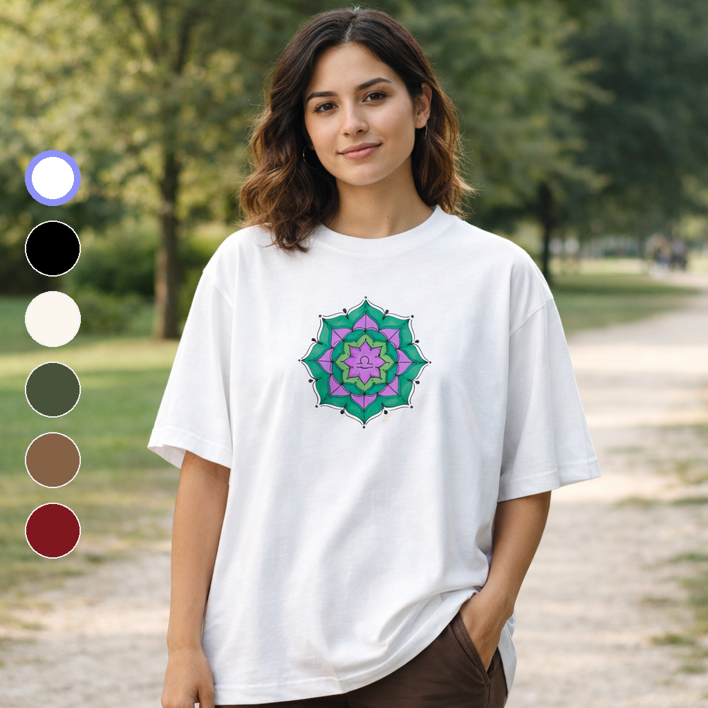 Camiseta Oversized Libra