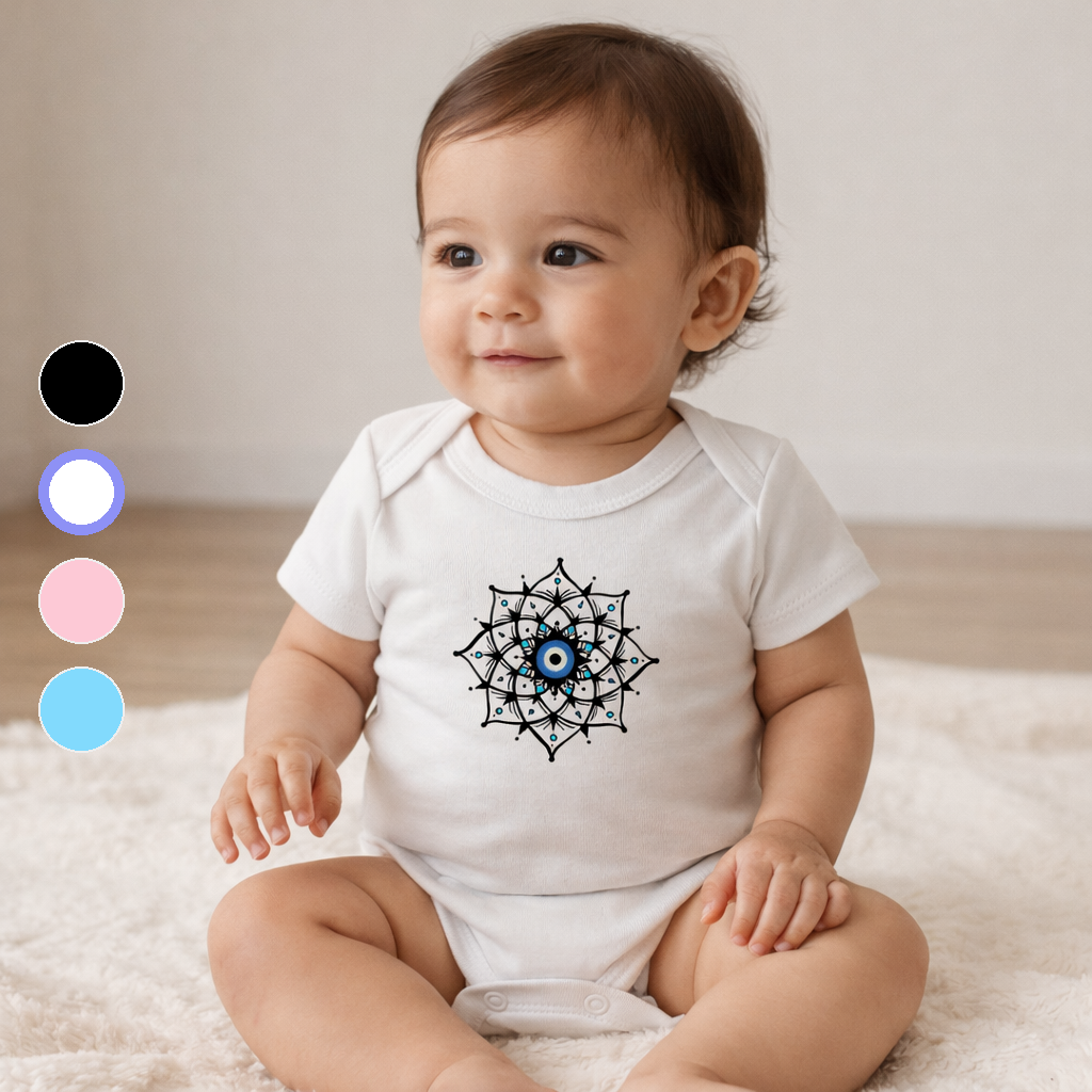 Nome do produto: Body Infantil Olho Grego – \