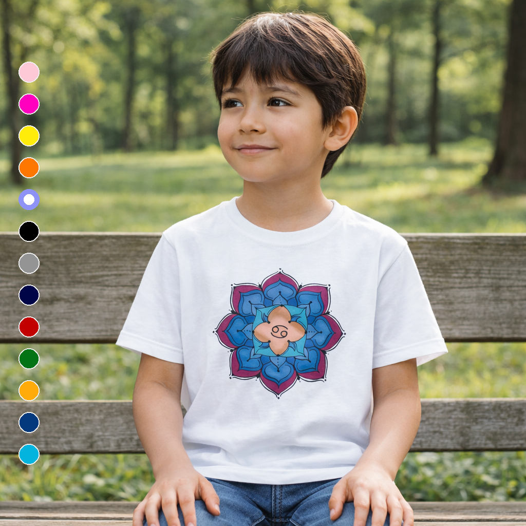 Nome do produto: Camiseta Clássica Infantil Câncer