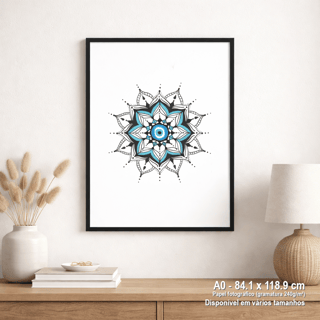 Pôster Retrato Olho Grego – 