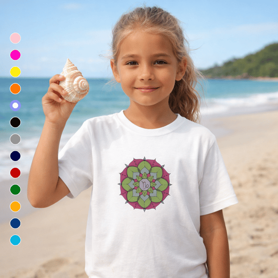 Camiseta Clássica Infantil Capricórnio