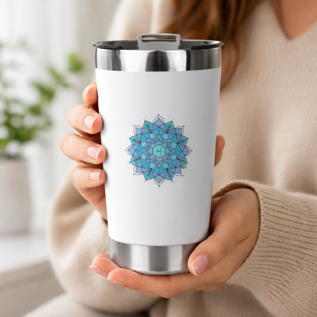 Nome do produto: Copo Térmico Peixes