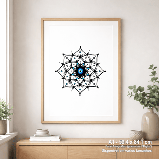 Pôster Retrato Olho Grego – 