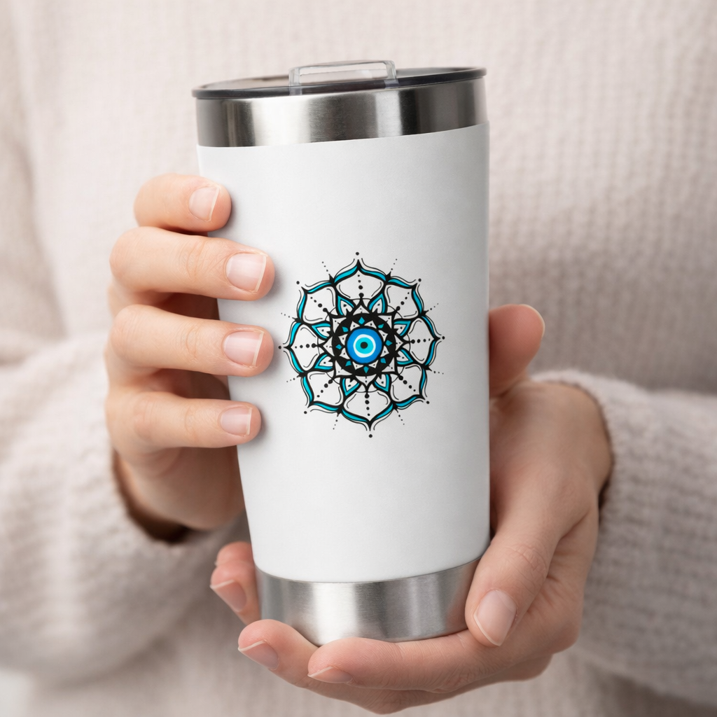 Nome do produto: Copo Térmico Olho Grego – \